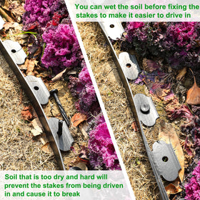 Keeps grass and garden beds neatly separated for organized landscaping