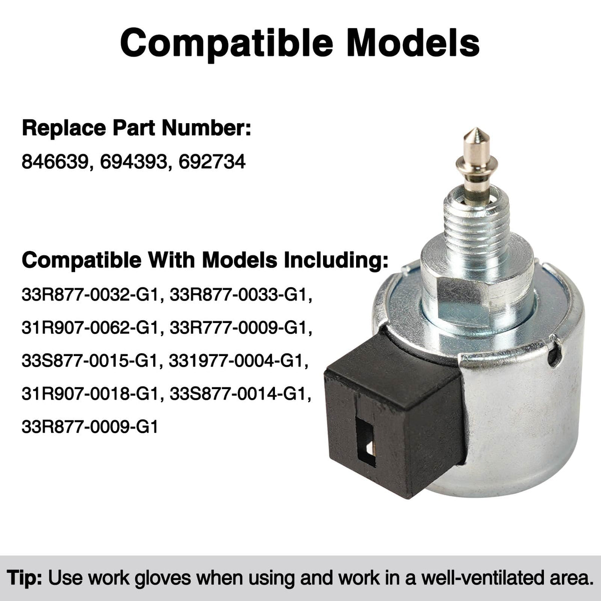 HEMRUNK 846639 solenoid shows sturdy connectors ideal for small engine maintenance