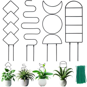 HENABLE Heighten trellis pattern 1 for indoor plant support and elegant display.