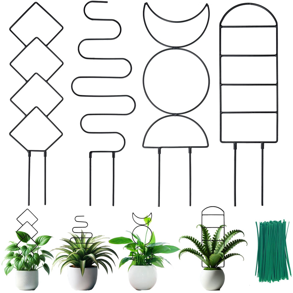 HENABLE Heighten trellis pattern 1 for indoor plant support and elegant display.