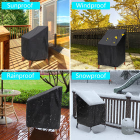 HENAYUK click-close straps stabilize covers on windy days