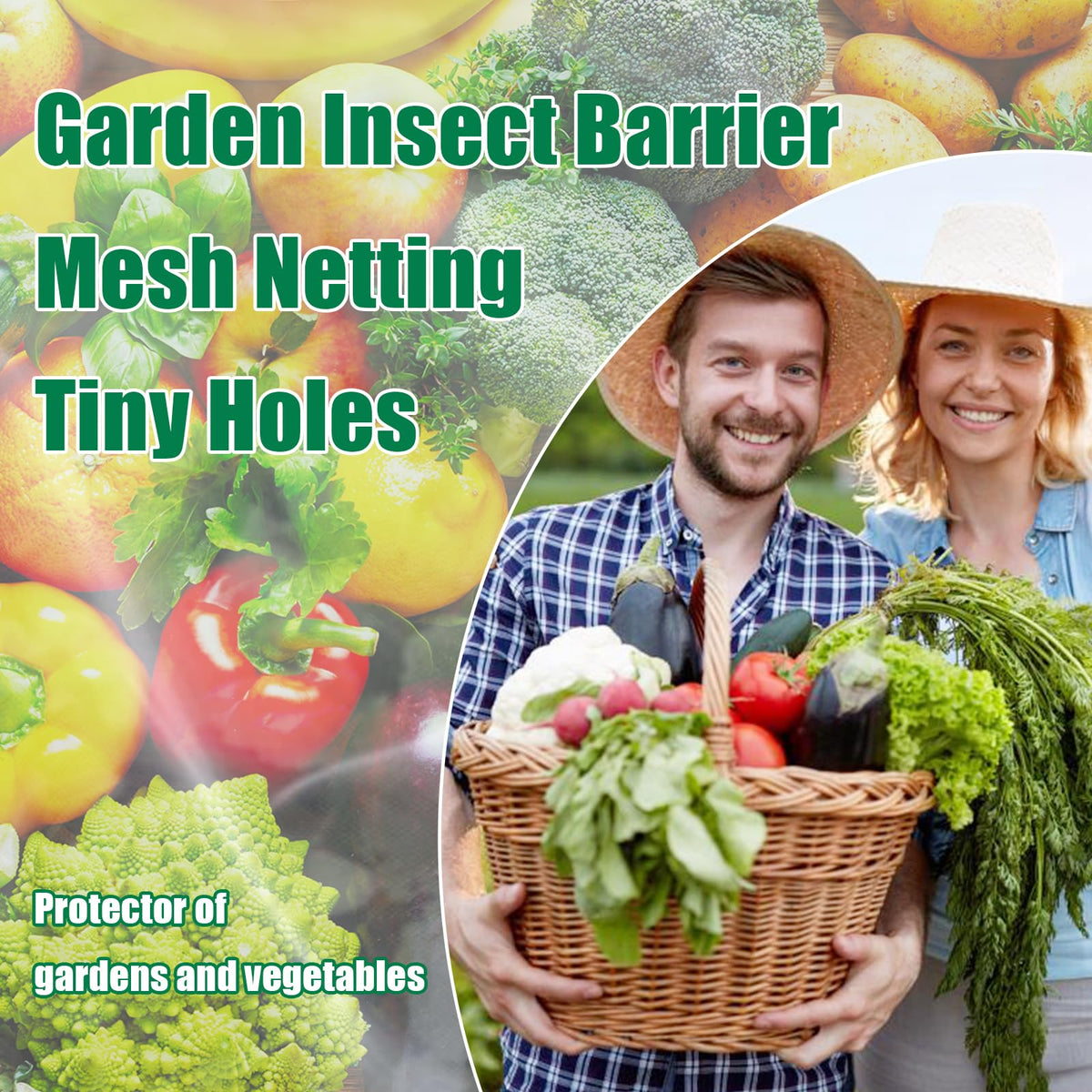 HENAYUK garden netting suitable for indoor and outdoor use across seasons.
