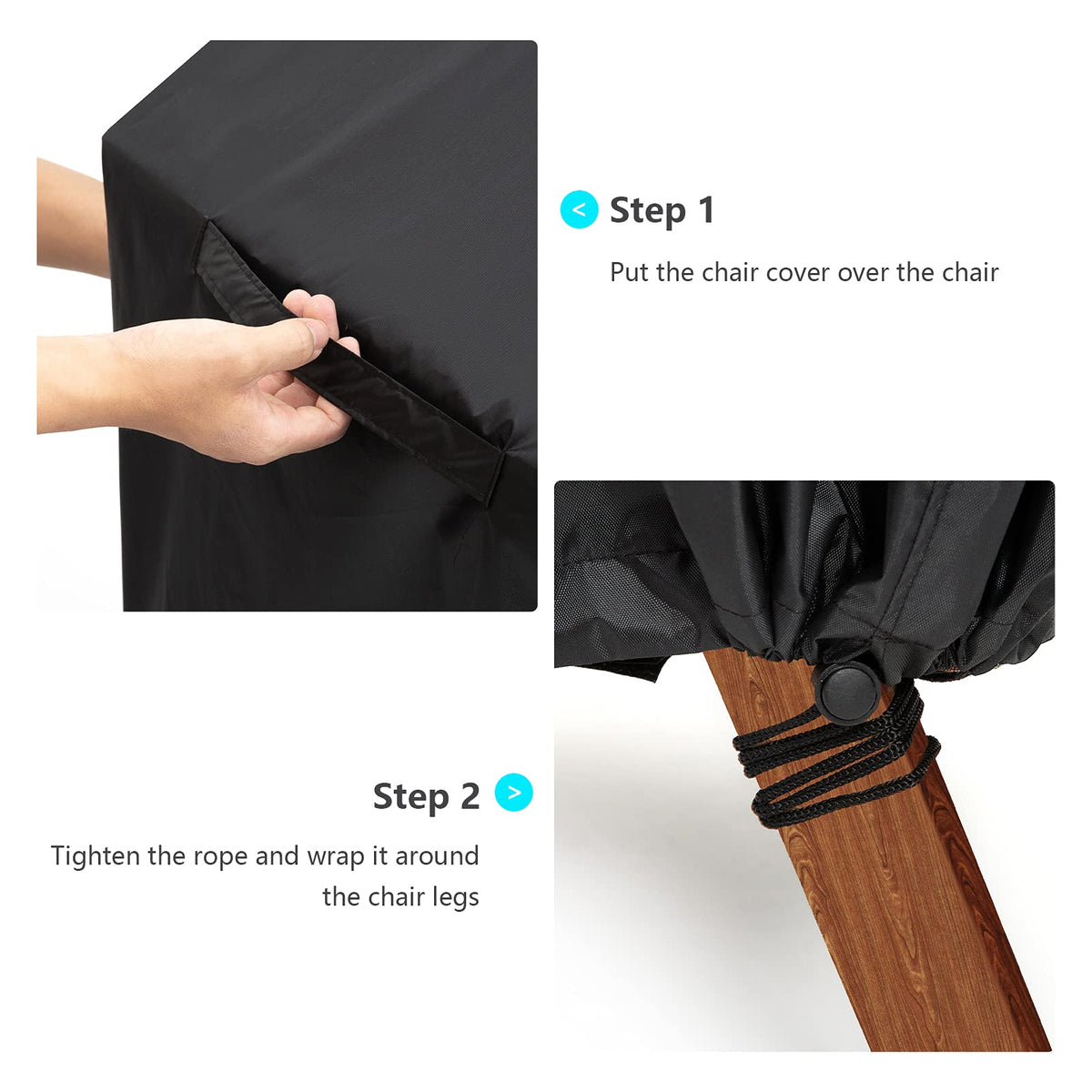 HENAYUK padded handles ease fitting and removal
