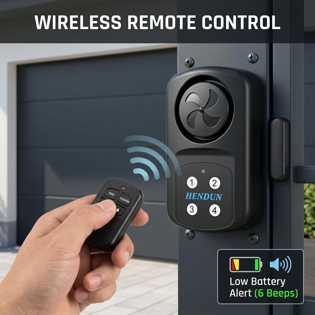 HENDUN IP67 waterproof door sensor resists rain and splashes.