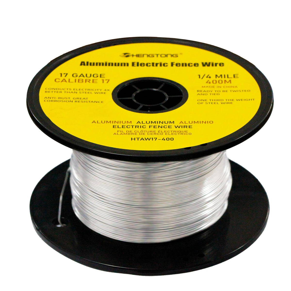 Rust-free aluminum wire offers durable, long-lasting performance in all weather fencing by HENGTONG.