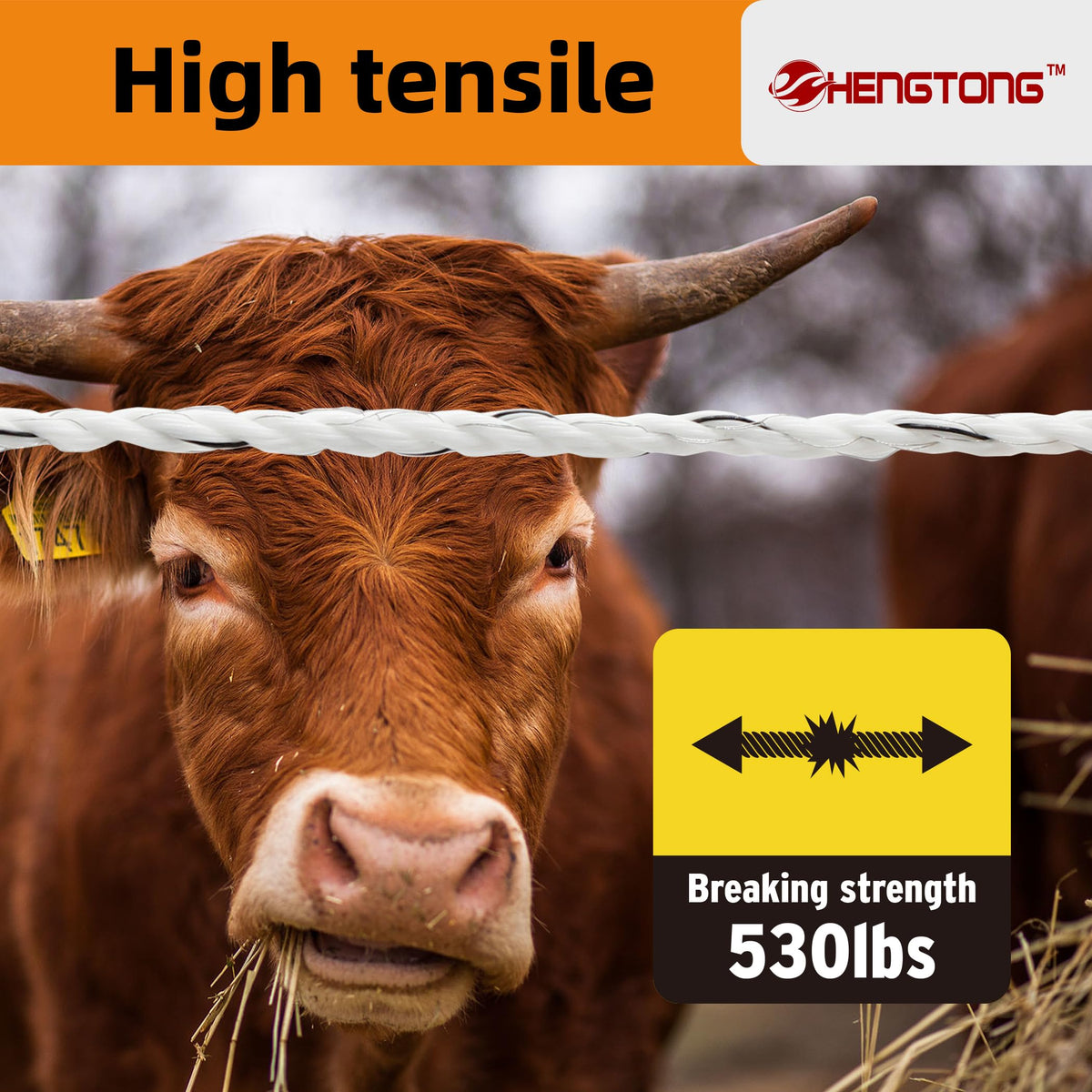 HENGTONG compatibility with reels, insulators, and energizers on farms.