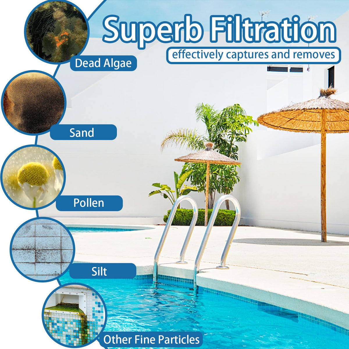 Henkgo filter panel for Proteus DX4 enhances efficient filtration in busy pools.
