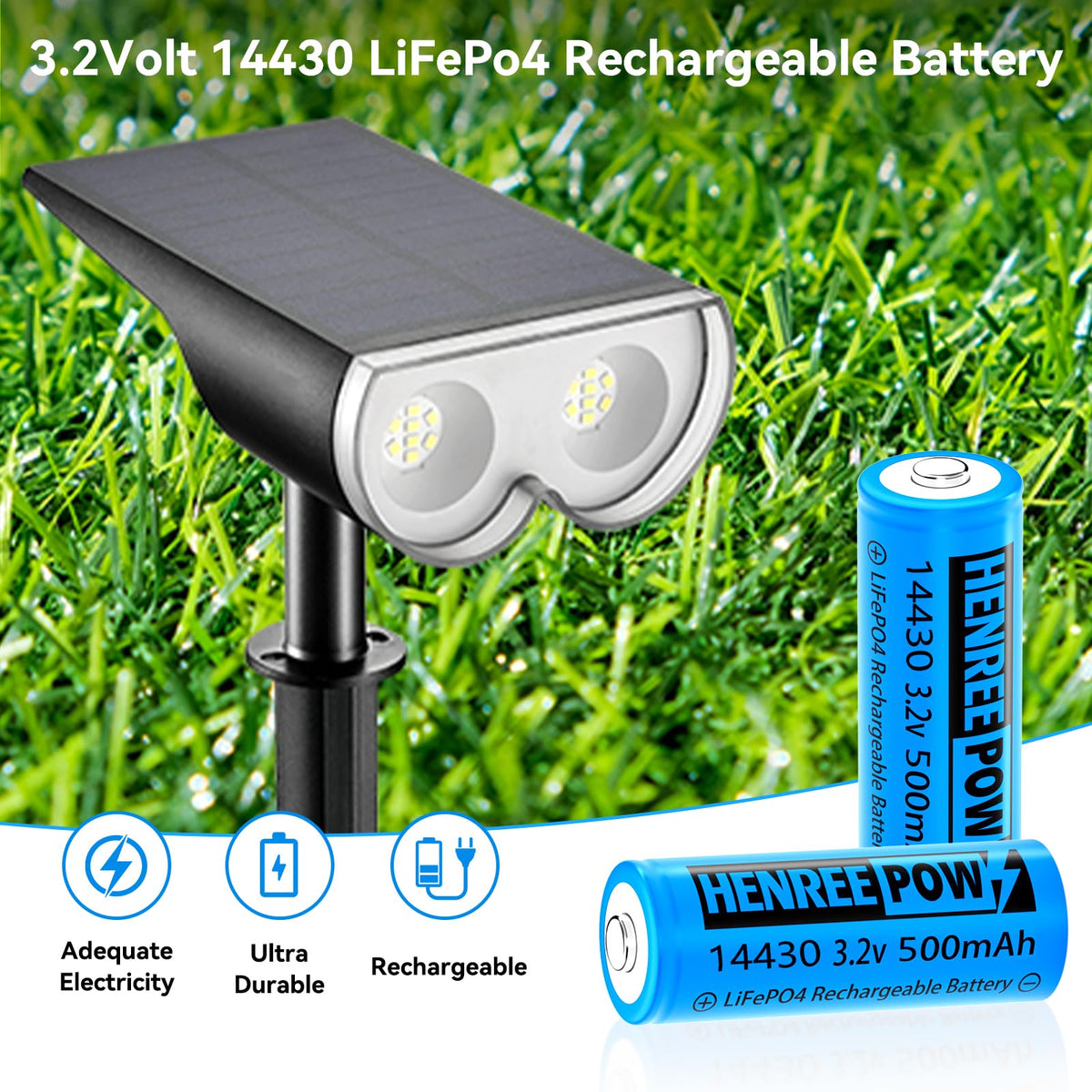 Henreepow LiFePO4 safety-focused image shows stable chemistry for everyday devices