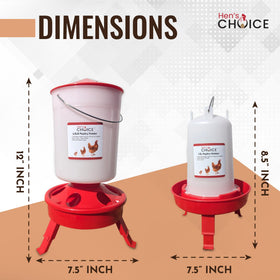 Hen's Choice no-perch lid top helps keep roosting off the feeder.