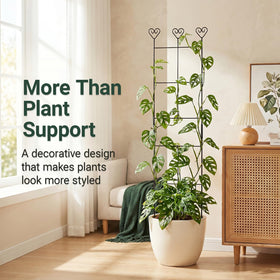 Hensal pot trellis maximizes growing space for climbing plants
