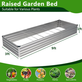 Henshwon durable steel bed resists rust for long-term patio gardening.