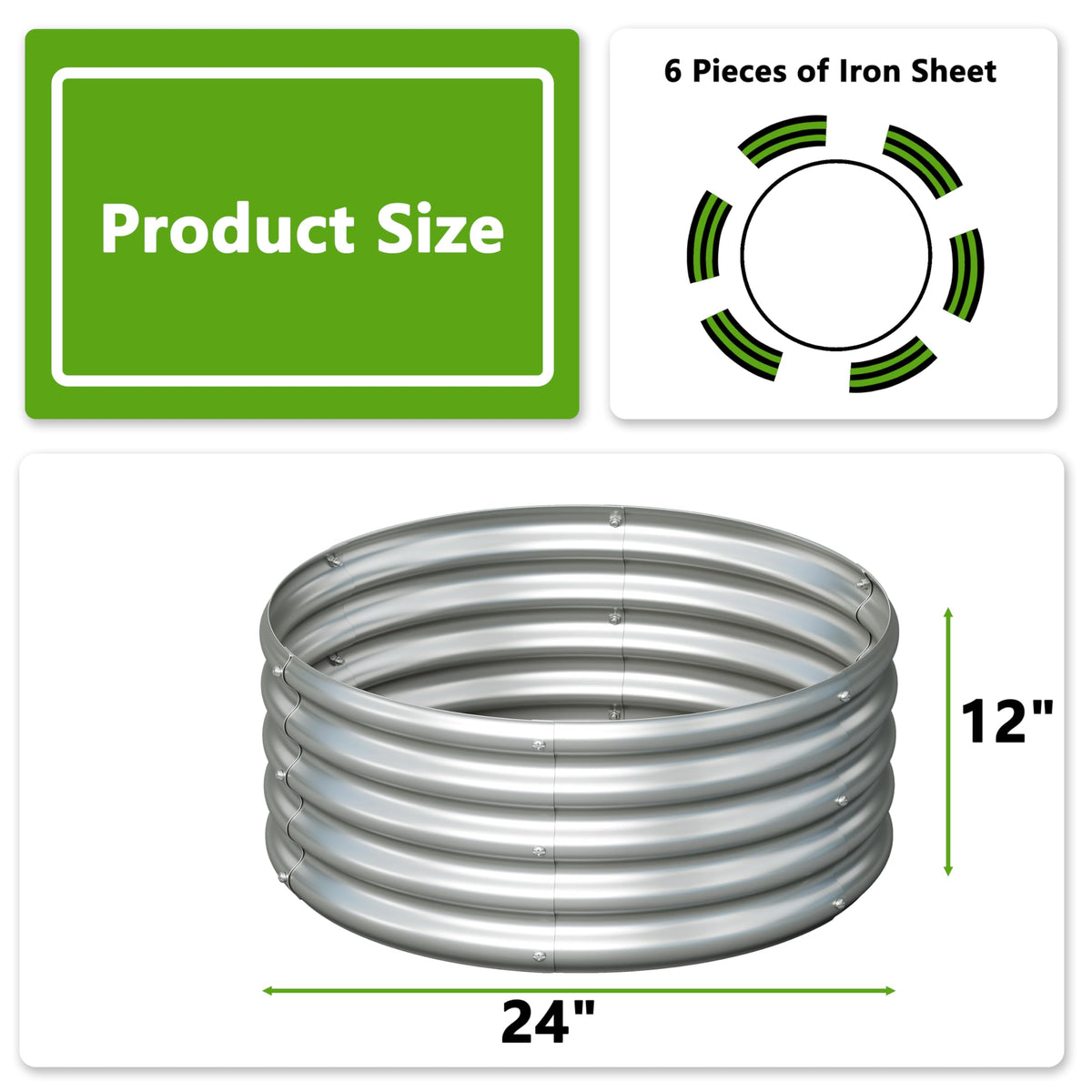 Henshwon galvanized steel bed close-up showing rust-resistant finish