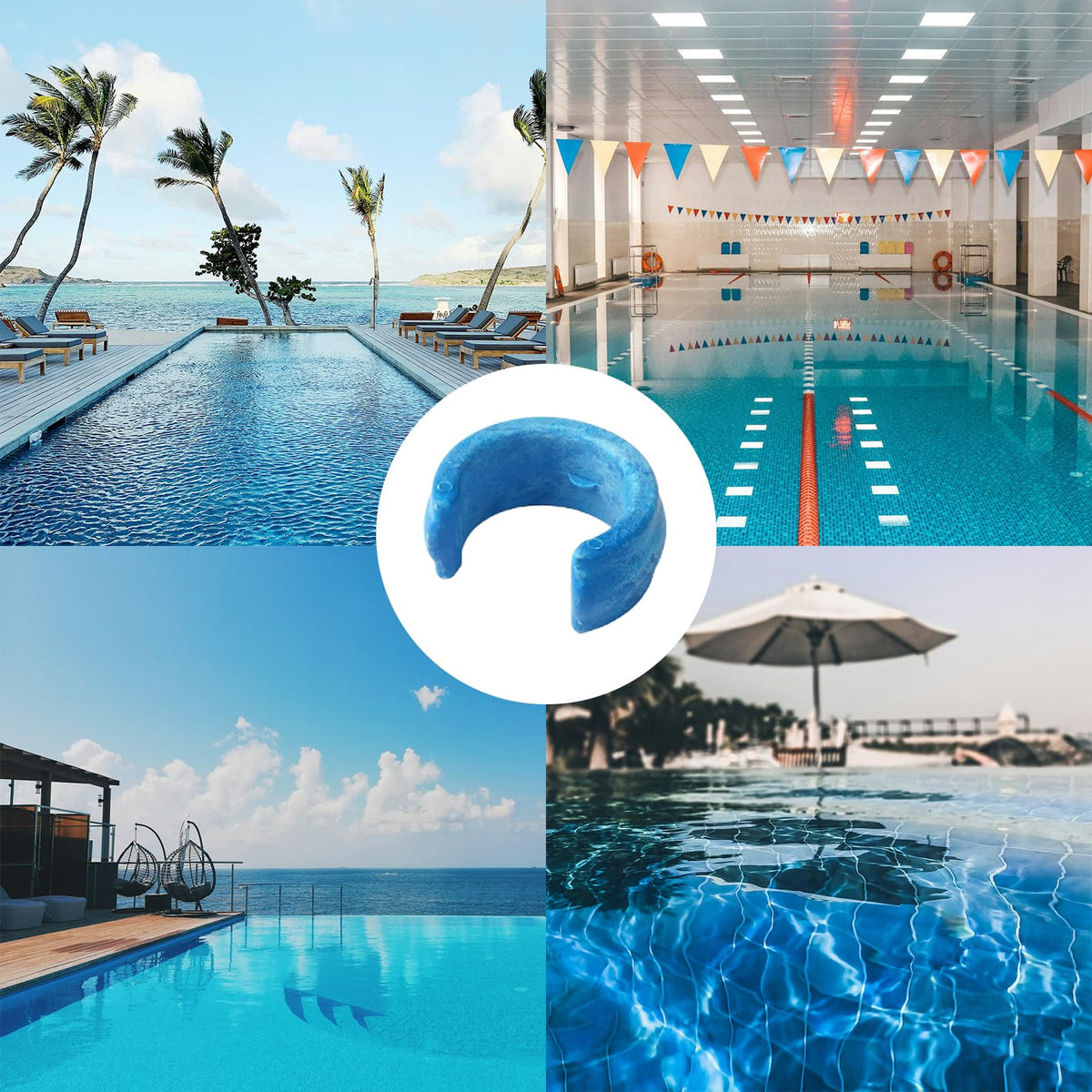 HenSinTc packaging and use details for pool cleaner hose weights