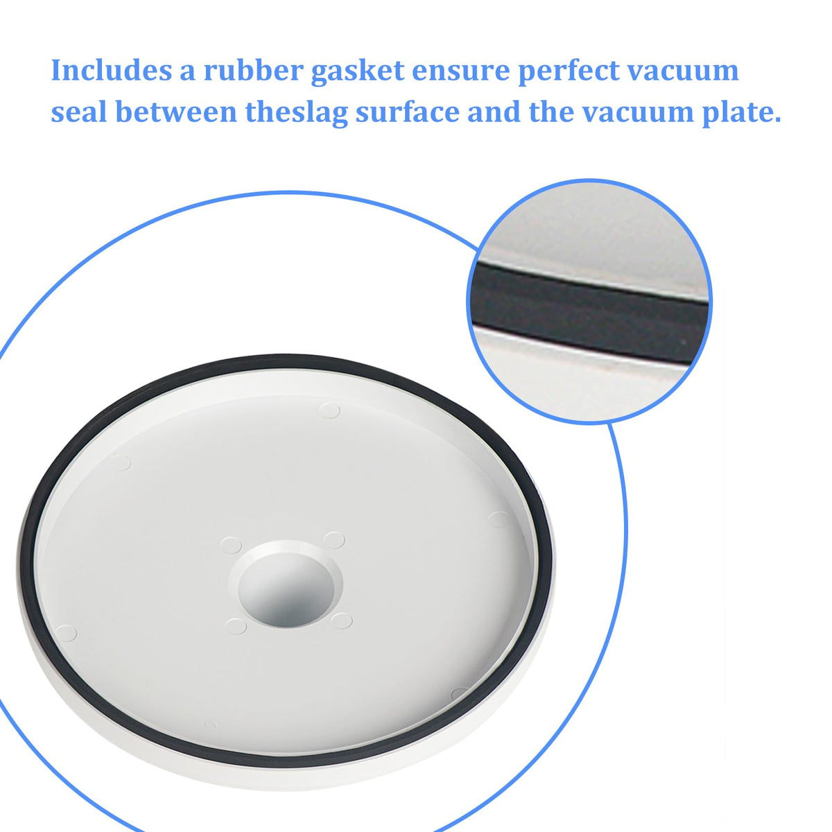 HenSinTc SP1106 vacuum hose connection with secure 1-1/2 inch adapter for steady suction
