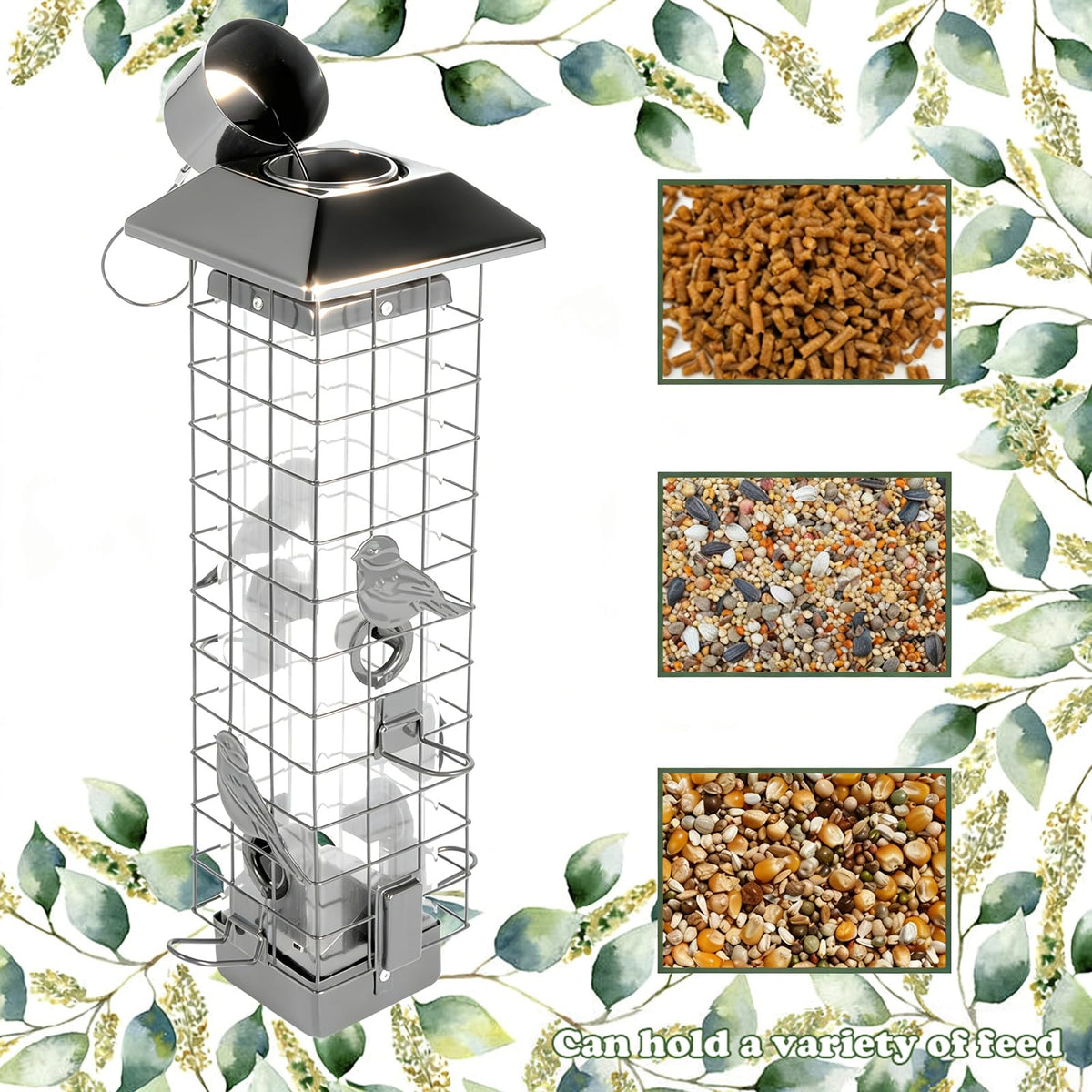 Henzavk baked-paint metal exterior resists weather and wear.