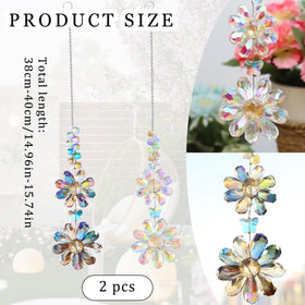 Heogacinlia colorful crystal suncatcher prisms add sparkling ambience to indoor and outdoor spaces