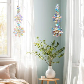 Heogacinlia sunflower rainbow maker suncatcher fills spaces with radiant light