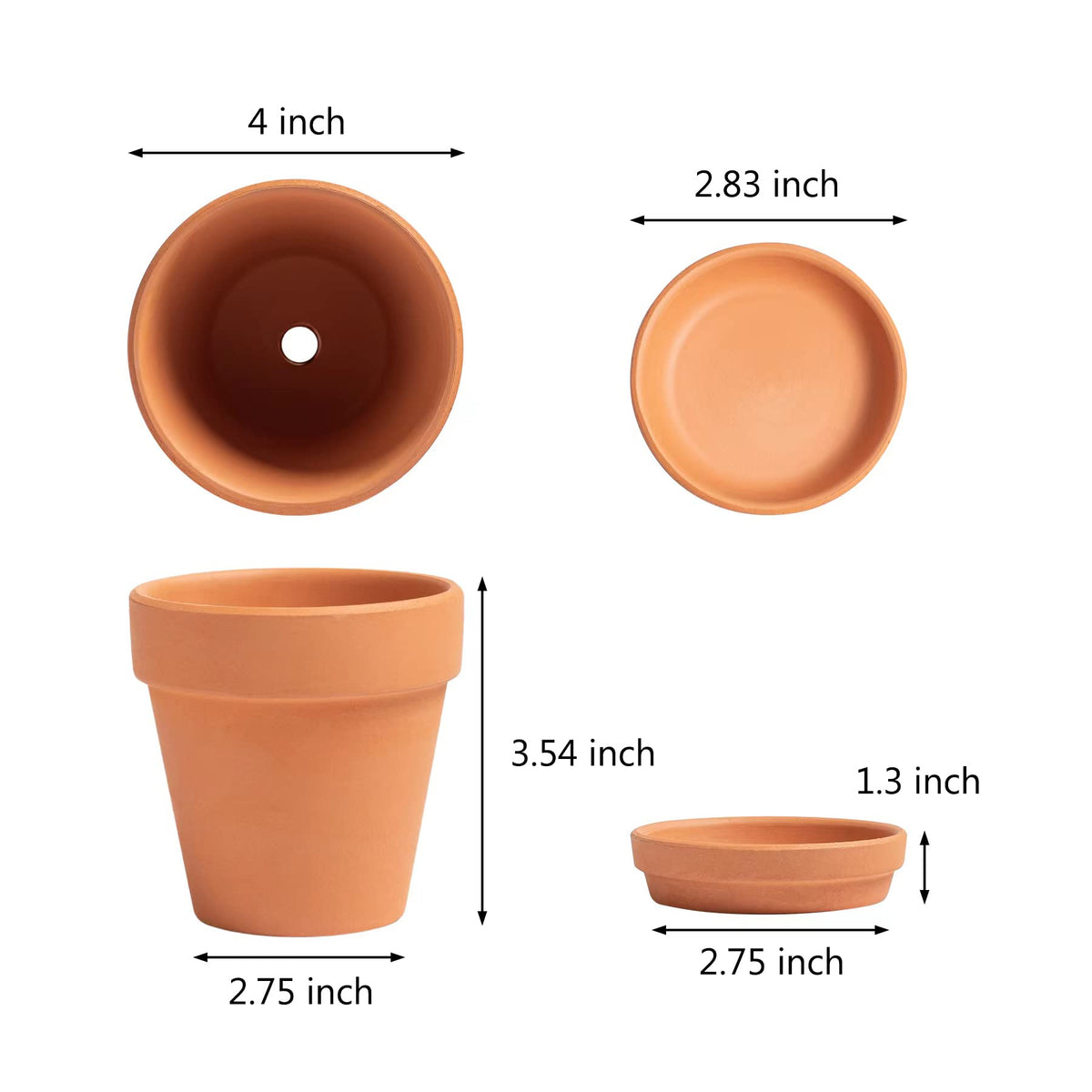 HERDUK pot and saucer demonstrate reliable drainage for indoor plants.