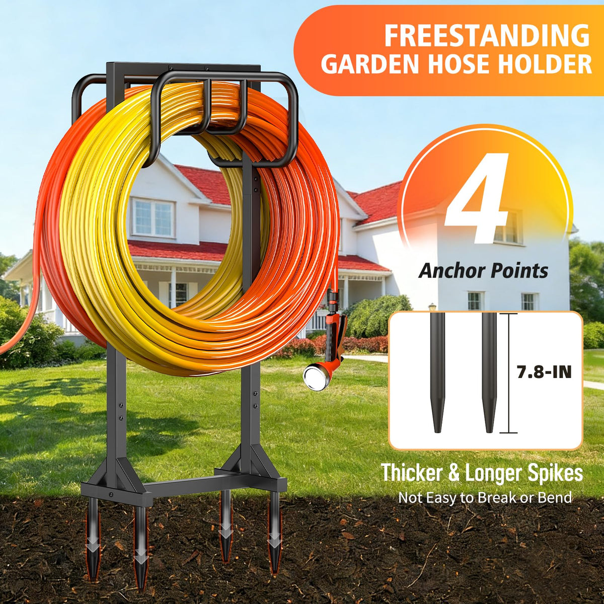 HeroicLion freestanding design complements patios with a clean, organized look.