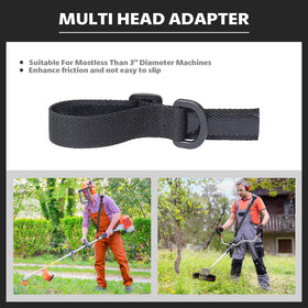 Hetilicjdm trimmer strap rotatable clip enables flexible tool switching.