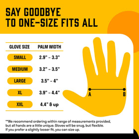 Hey Grill Hey gloves are waterproof and easy to clean for quick post-cook cleanup.