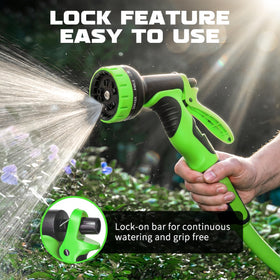 Heyakso ergonomic comfort grip shown for easy handling even when wet.