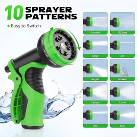 Heyakso nozzle lock feature enabling continuous spray during long cleaning tasks.