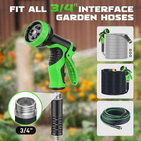 Heyakso universal 3-4 inch fit demonstrated on standard hose with no adapters.