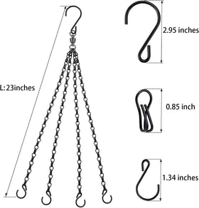Heybe adjustable hook hanging chains for flexible height