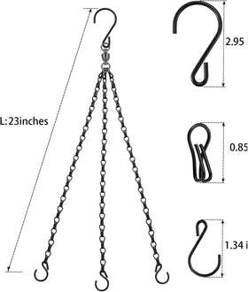 Heybe adjustable hanging hooks for customizable height