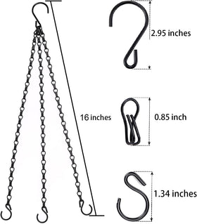 Heybe hanging chain hooks assembly shows quick install and adjustable length for various setups.