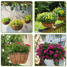 Heybe outdoor decor hanging chain adds functional style to lanterns and pots.