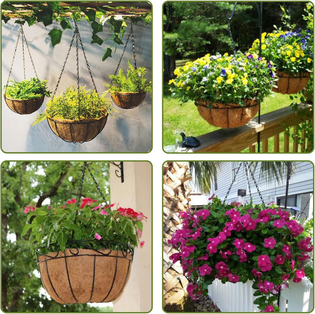 Heybe pack of 3 plant hanger chains, rust-resistant and durable.