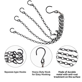 Heybe Update 20-inch hanging chain shows adjustable length for various setups.