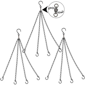 Heybe Update 360° swivel hanging chain ideal for flexible plant placement and watering.