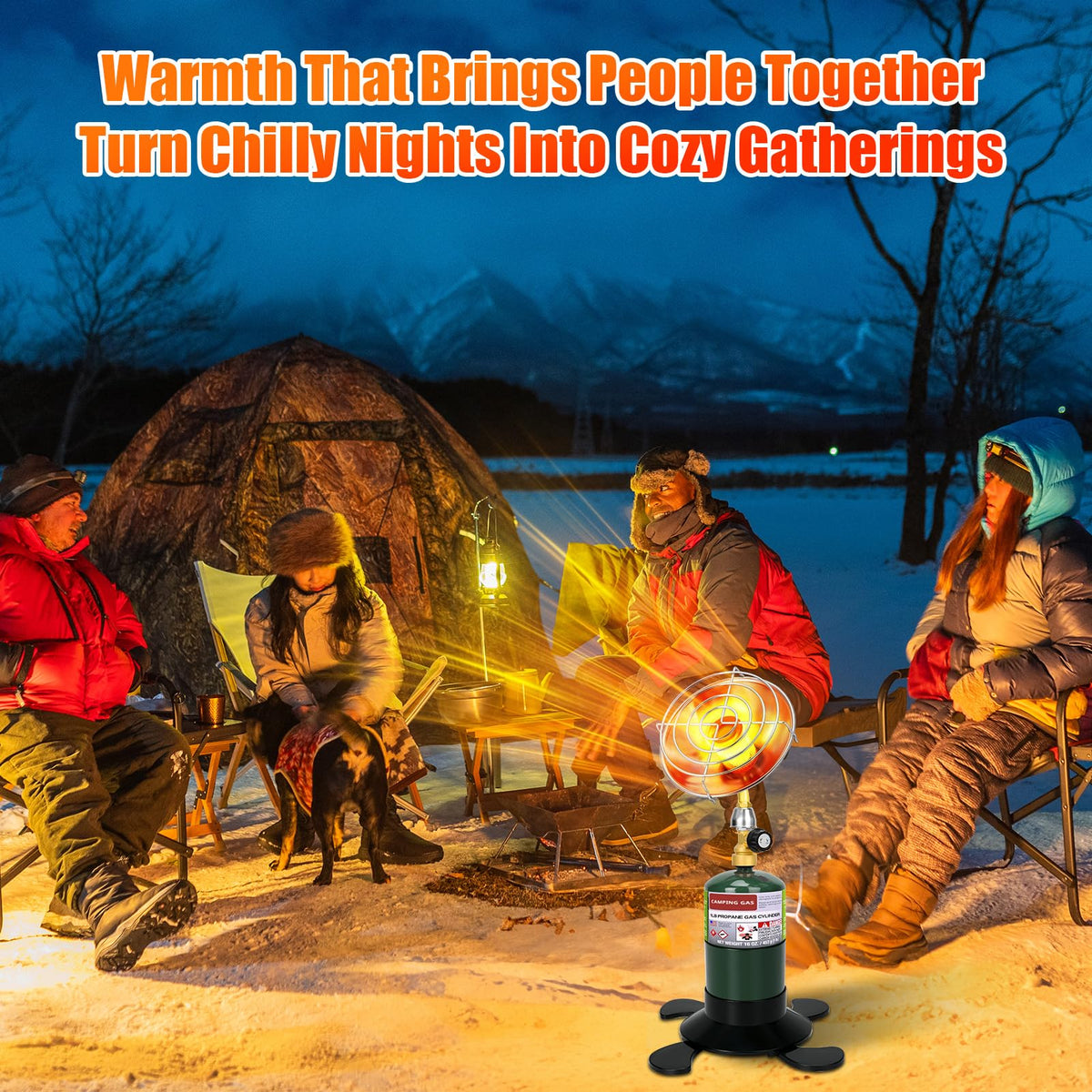 HEYDUOTON outdoor heater makes a thoughtful gift for campers and outdoor lovers.