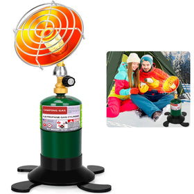HEYDUOTON portable propane heater for camping provides compact warmth for outdoor trips.
