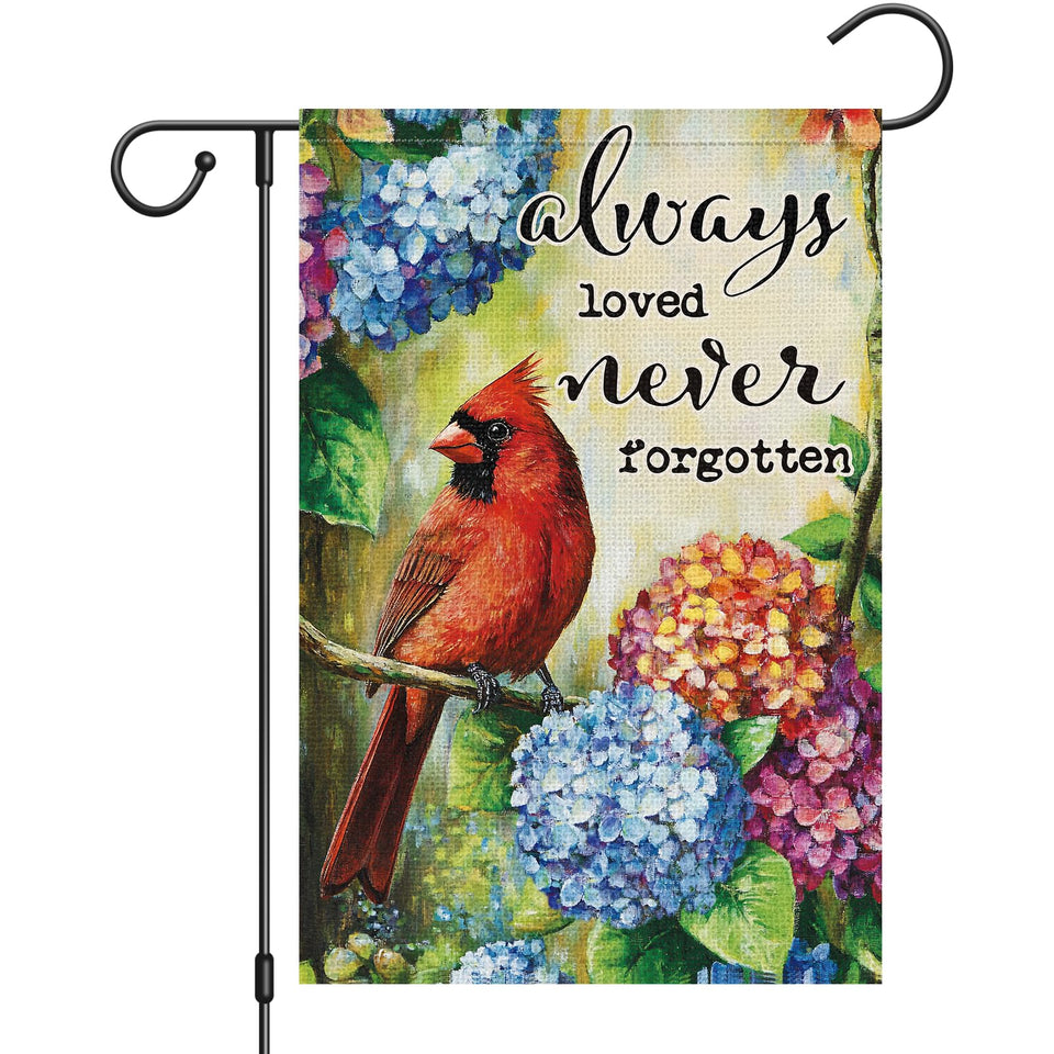Heyfibro memorial flag welcome spring design for weather-friendly garden decor.