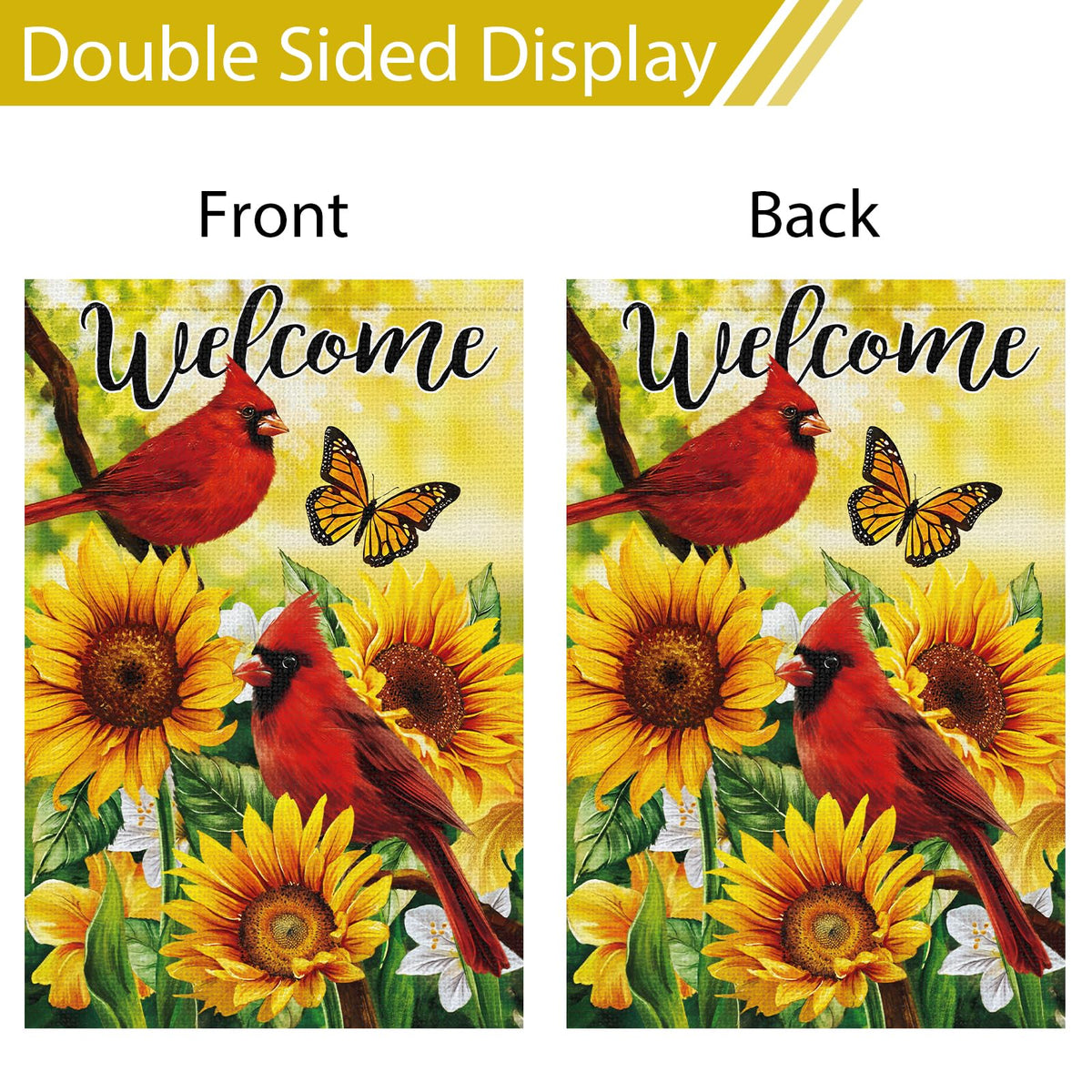 Heyfibro Porch yard flag 12x18 fits standard flag poles.