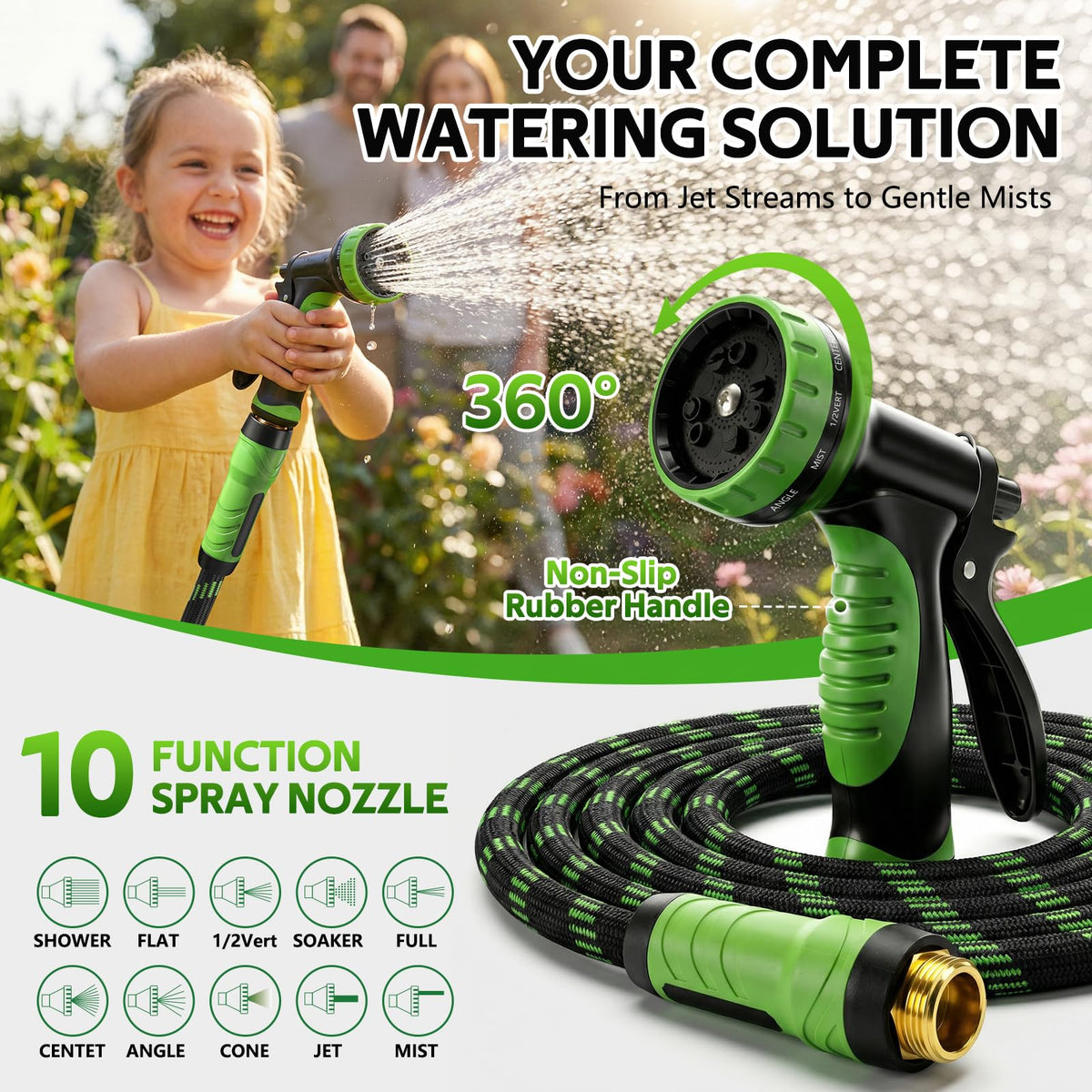 HEYRSUN 600 psi rating supports heavy-duty cleaning and high-pressure tasks.