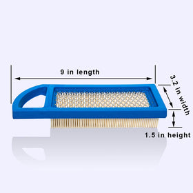 HEYZLASS 698083 air filter for John Deere and Craftsman compatibility and steady airflow.
