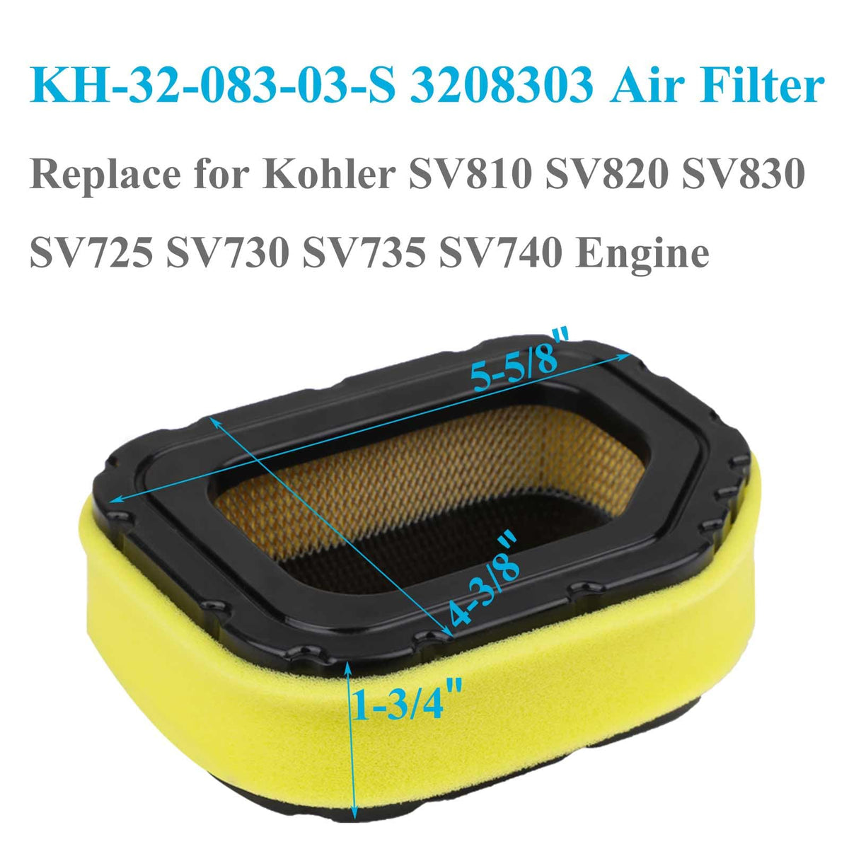 HEYZLASS pre-cleaner and air filter kit installed for dust control