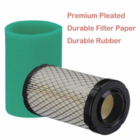 HEYZLASS premium rubber seal and pleated paper resist debris in dusty conditions.