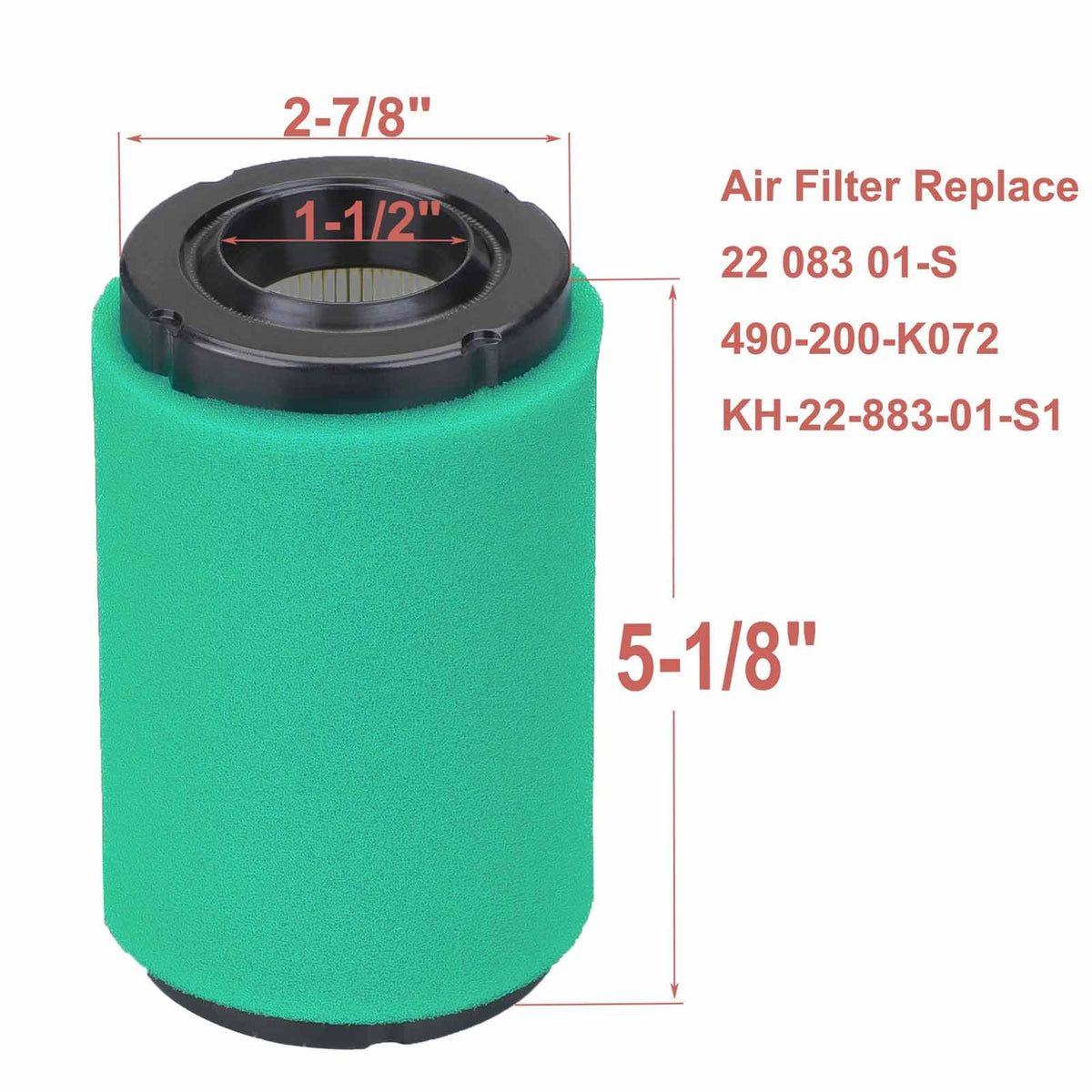 HEYZLASS air filter packaging highlighting Kohler 5400 series compatibility.