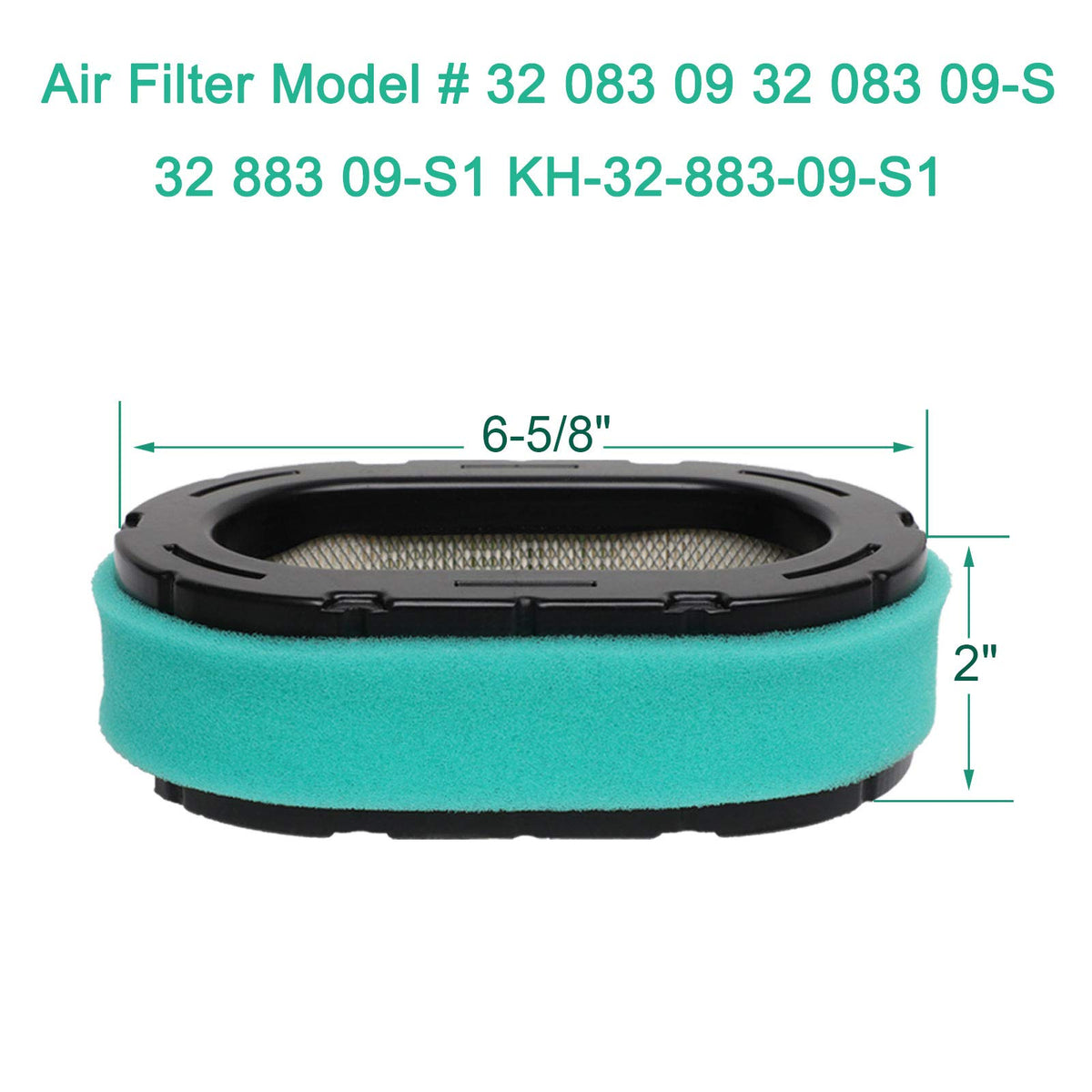 HEYZLASS compact packaging with two filters and two pre-cleaners.