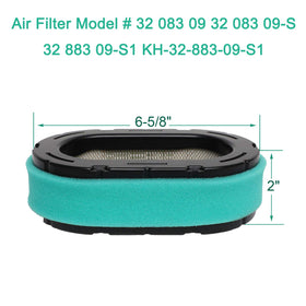 HEYZLASS compact packaging with two filters and two pre-cleaners.