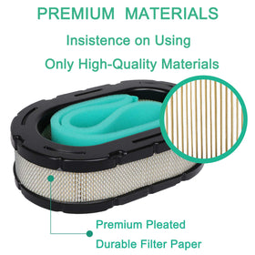 HEYZLASS two-pack air filters, ready for quick mower maintenance.