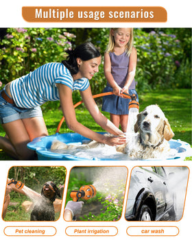 HFDSXS ergonomic non-slip grip helps control water flow during outdoor tasks.