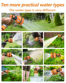 HFDSXS thumb-control on/off nozzle grip designed for comfortable use when wet.