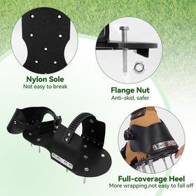 HFH Nylon base and spikes offer durable lawn care performance.
